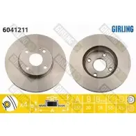 Тормозной диск GIRLING 6041211 AY349 2E 2290317 3322937458653