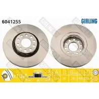 Тормозной диск GIRLING R N1FFE 3322937458301 6041255 2290320