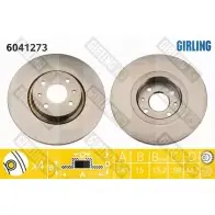 Тормозной диск GIRLING SAOJ W 6041273 3322937458363 2290322