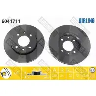 Тормозной диск GIRLING X 0W972 6041711 2290357 3322937457625