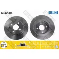 Тормозной диск GIRLING TKFAG4 R Ford Focus 1 Хэтчбек 2.0 RS 215 л.с. 2002 – 2004 6042984 3322937461370