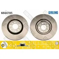 Тормозной диск GIRLING Jeep Cherokee (KL) 5 2013 – 2020 3322937564293 7R CJ5 6044785