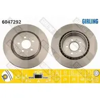 Тормозной диск GIRLING H8U1R ZW 2290683 3322937564262 6047292