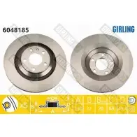 Тормозной диск GIRLING 3322937949991 2290739 YE WVR6 6048185
