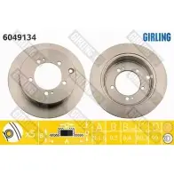 Тормозной диск GIRLING M KFL3 6049134 2290802 3322937951994