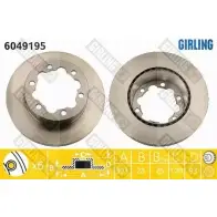 Тормозной диск GIRLING 36 3XBKJ 3322937952779 6049195 Mercedes Sprinter (907, 910) 3 Фургон (5T) 2.1 511 CDI (9053. 9055. 9057) 114 л.с. 2018 – 2025