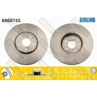 Тормозной диск GIRLING 3322938019983 2290915 9 4MNN6Z 6060745