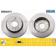 Тормозной диск GIRLING 3322938219925 IYP 8U 2291086 6064411