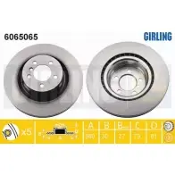 Тормозной диск GIRLING 2291122 6065065 3322938226244 A1U SIO