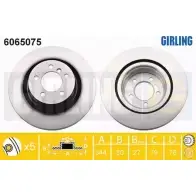 Тормозной диск GIRLING 6065075 SKJI 7AC 3322938226251 2291123