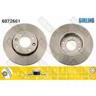 Тормозной диск GIRLING 6072661 2291191 3322937922840 L Q0IZ85