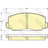 Тормозные колодки дисковые, комплект GIRLING 2291266 LGAPFFM 205 35 6101759