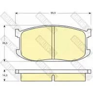 Тормозные колодки дисковые, комплект GIRLING 2291301 WMWMDR 2 0760 6102529