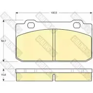 Тормозные колодки дисковые, комплект GIRLING 6103532 20 944 2291372 F0U4XCD