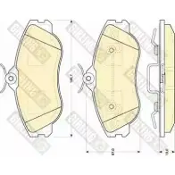 Тормозные колодки дисковые, комплект GIRLING 47RC1 2113 8 Audi 80 (B4, 8C2) 4 Седан 2.8 Quattro 174 л.с. 1991 – 1994 6108151