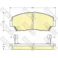 Тормозные колодки дисковые, комплект GIRLING 213 15 6109779 21316 2291619