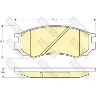 Тормозные колодки дисковые, комплект GIRLING HGTZ6B 2291745 21 386 6111419