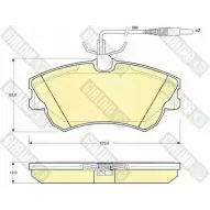 Тормозные колодки дисковые, комплект GIRLING 23099 2291838 6112701 218 87