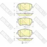 Тормозные колодки дисковые, комплект GIRLING Mercedes SL-Class (R230) 2 Кабриолет 6.0 65 AMG (2379) 612 л.с. 2004 – 2012 23145 2314 4 6115141