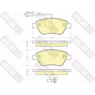 Тормозные колодки дисковые, комплект GIRLING 237 05 23706 6115904 Fiat Idea (350) 1 Минивэн 1.4 78 л.с. 2010 – 2024