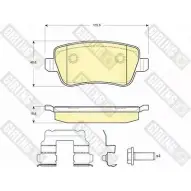 Тормозные колодки дисковые, комплект GIRLING 3322937444809 SK8S OX 2292177 6116371