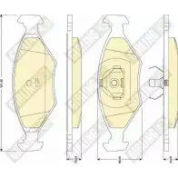 Тормозные колодки дисковые, комплект GIRLING 2292312 21962 6117762 211 93