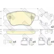 Тормозные колодки дисковые, комплект GIRLING 2292402 6118794 972VUD 23 705