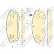 Тормозные колодки дисковые, комплект GIRLING 6118859 Nissan NV400 (X62) 1 Фургон 2.3 dCi 150 RWD 150 л.с. 2014 – 2016 HC502 25 172