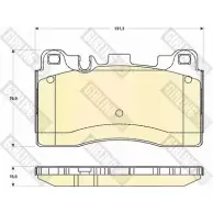 Тормозные колодки дисковые, комплект GIRLING 246 06 6119069 Mercedes E-Class (S212) 4 Универсал 5.5 E 63 AMG (2175) 585 л.с. 2013 – 2024 RFZ6XL7