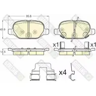 Тормозные колодки дисковые, комплект GIRLING 2292462 2366 1 6119501 25410