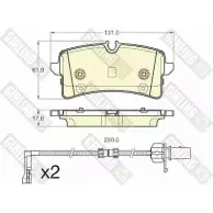 Тормозные колодки дисковые, комплект GIRLING ABFEAC 2 4643 2292480 6119751