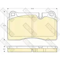 Тормозные колодки дисковые, комплект GIRLING 6120485 20217 2020 1 2292537
