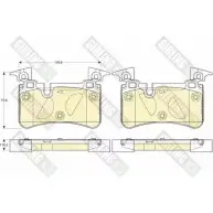 Тормозные колодки дисковые, комплект GIRLING 6120615 Mercedes SL-Class (R230) 2 Кабриолет 6.0 65 AMG (2379) 612 л.с. 2004 – 2012 244 73 MVJOLR