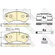 Тормозные колодки дисковые, комплект GIRLING 2292559 24 466 6120725 FPLMD