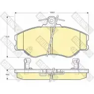 Тормозные колодки дисковые, комплект GIRLING Hyundai Porter (AU, H100) 1 Автобус 2.5 TD 78 л.с. 1994 – 2004 230 83 AD8EQUG 6130891