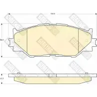 Тормозные колодки дисковые, комплект GIRLING Y4O2SWF 6134109 2398 3 2292903