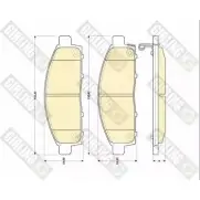 Тормозные колодки дисковые, комплект GIRLING 2292926 2 4529 6134359 24530