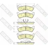 Тормозные колодки дисковые, комплект GIRLING 236 27 Ford Explorer 3 (U152) Пикап Спорт Трек 23628 6141235