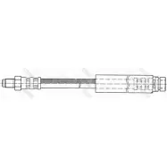 Тормозной шланг GIRLING Z7 T2WO4 3322937470860 9002381 Ford Scorpio