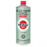 Трансмиссионное масло в мкпп, редуктор полусинтетическое MJ4411 MITASU SAE 75W-80 API GL-4, API GL-5, 1 л MITASU 1439753770 9 4FKMP MJ4411