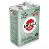 Трансмиссионное масло в мкпп, редуктор синтетическое MJ4204 MITASU SAE 75 API GL-4, 4 л MITASU 1439753789 MJ4204 EJWZAV 8