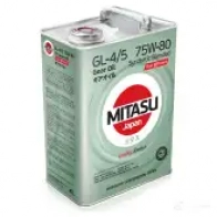 Трансмиссионное масло в мкпп, редуктор полусинтетическое MJ4414 MITASU SAE 75W-80 API GL-4, API GL-5, 4 л MITASU MJ4414 D IGYBEB 1439753792