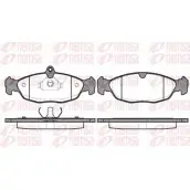 Тормозные колодки дисковые, комплект KAWE D1139- 7563 D688-7563 Opel Astra (F) 1 Хэтчбек 1.4 (F08) 75 л.с. 1991 – 1993 0393 20