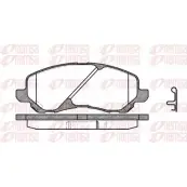 Тормозные колодки дисковые, комплект KAWE 0804 02 Chrysler Sebring 3 (JS) Кабриолет 2 3584 D866-7741