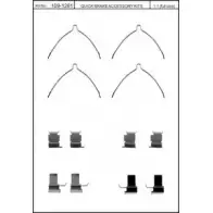 Ремкомплект колодок KAWE Toyota Previa (XR10, XR20) 1 Минивэн 2.4 4WD (TCR21. TCR20) 132 л.с. 1990 – 2000 VKJ LS5X 109-1261