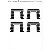 Ремкомплект колодок KAWE LSA53 SJ 109-1632 Nissan Navara (D22) 1 1997 – 2016