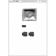 Ремкомплект суппорта KAWE Kia Carnival (GQ) 2 1998 – 2005 R0P QD 113-1408