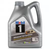 Моторное масло синтетическое 0W-20 - 4 л MOBIL 155252 1441022176 5MKL