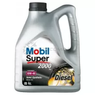 Моторное масло полусинтетическое Super 2000 X1 Diesel 10W-40 - 4 л MOBIL 150869 2015103010M5 Iveco Daily 2 Фургон 59-12 V 122 л.с. 1996 – 1999