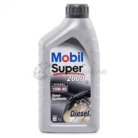 Моторное масло полусинтетическое Super 2000 X1 Diesel 10W-40 - 1 л MOBIL 2015103010M5 1437616815 A3/B3 150868